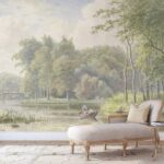 Vintage Landscape Mural Wallpaper