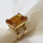 Vintage Citrine Rings