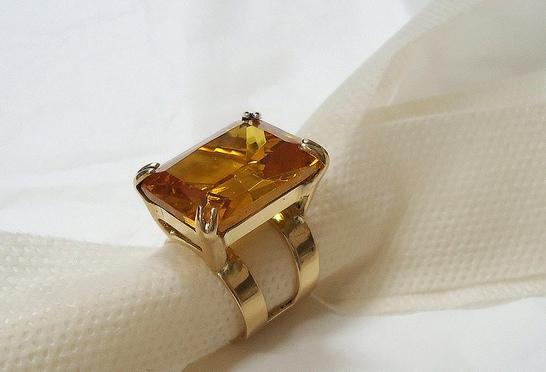 Vintage Citrine Rings